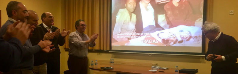 Homenatge al Dr Casamitjana en la reunió d’hivern de la Societat Catalana de Neurocirurgia.